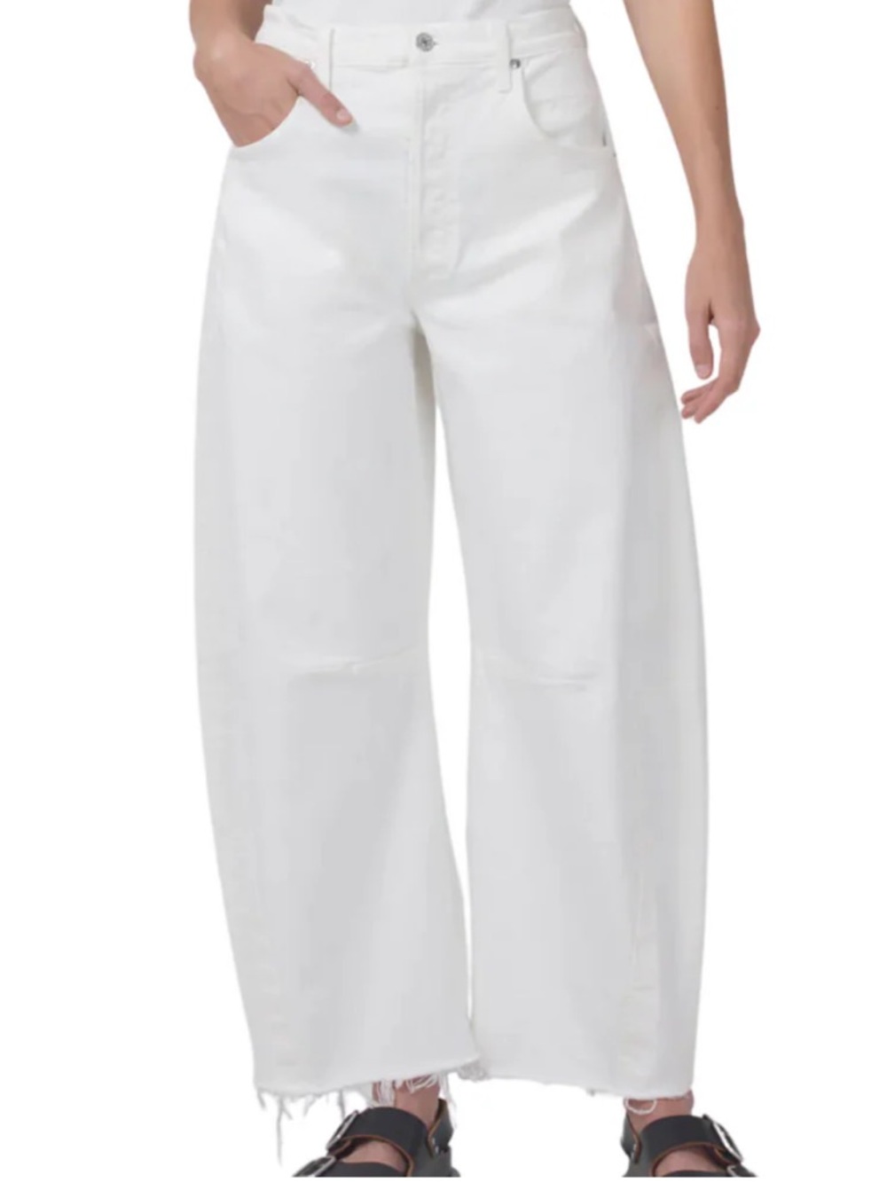 Citizens of Humanity Horseshoe White Jeans Size 34